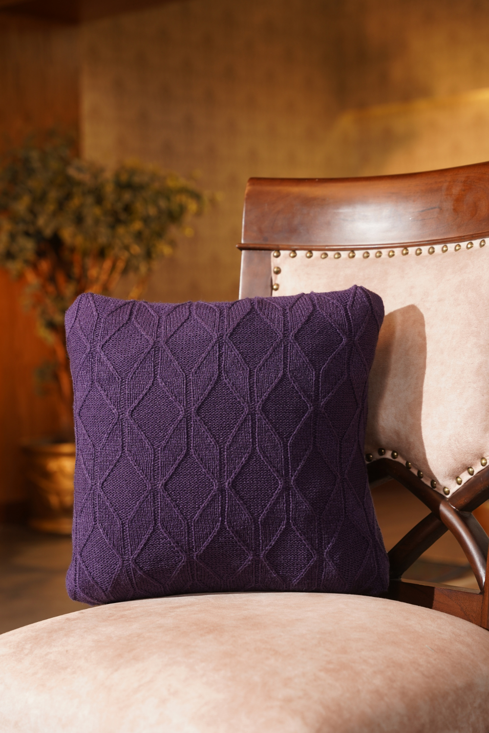 Cushion Cover  - Purple