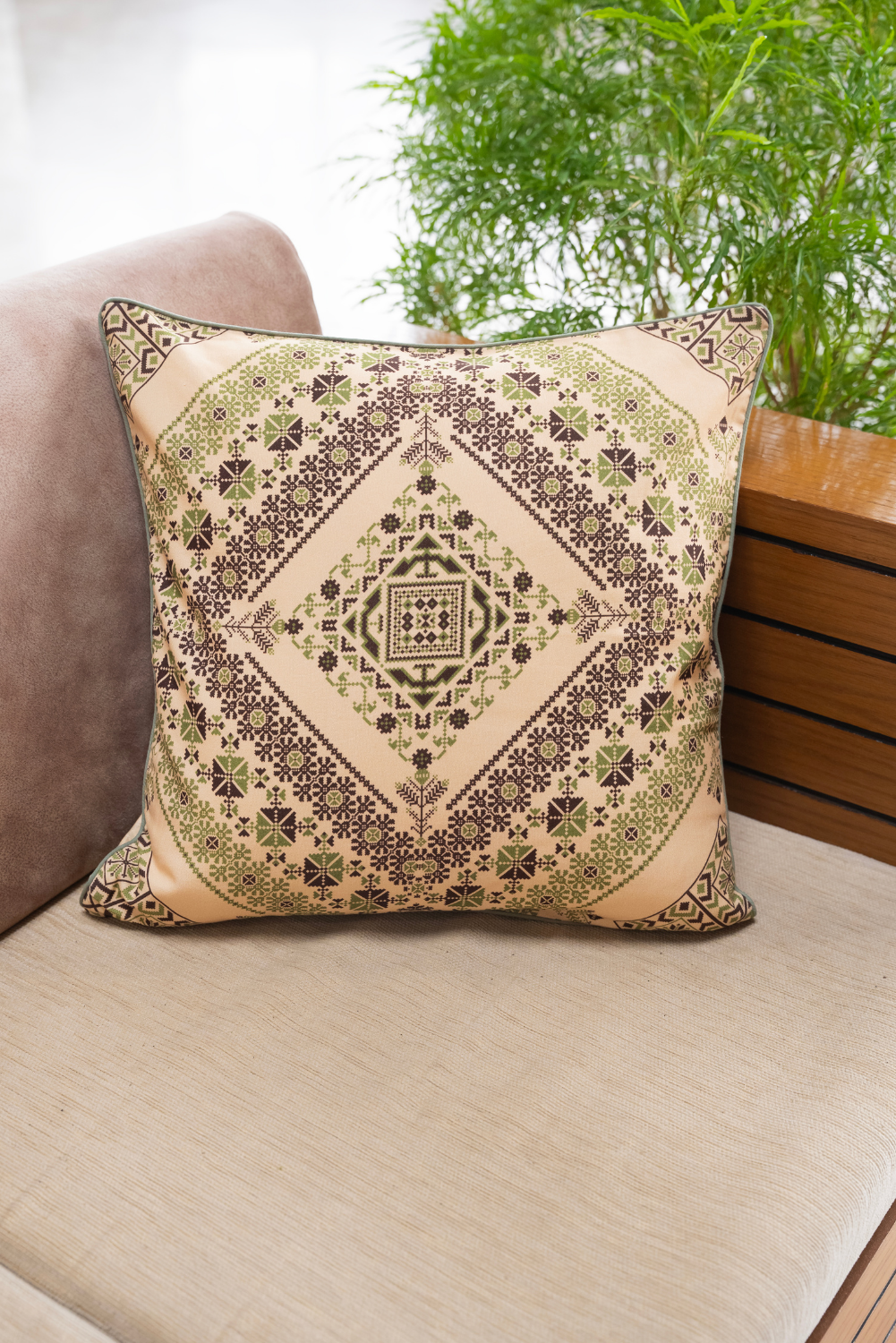 Cushion Cover - Khaki