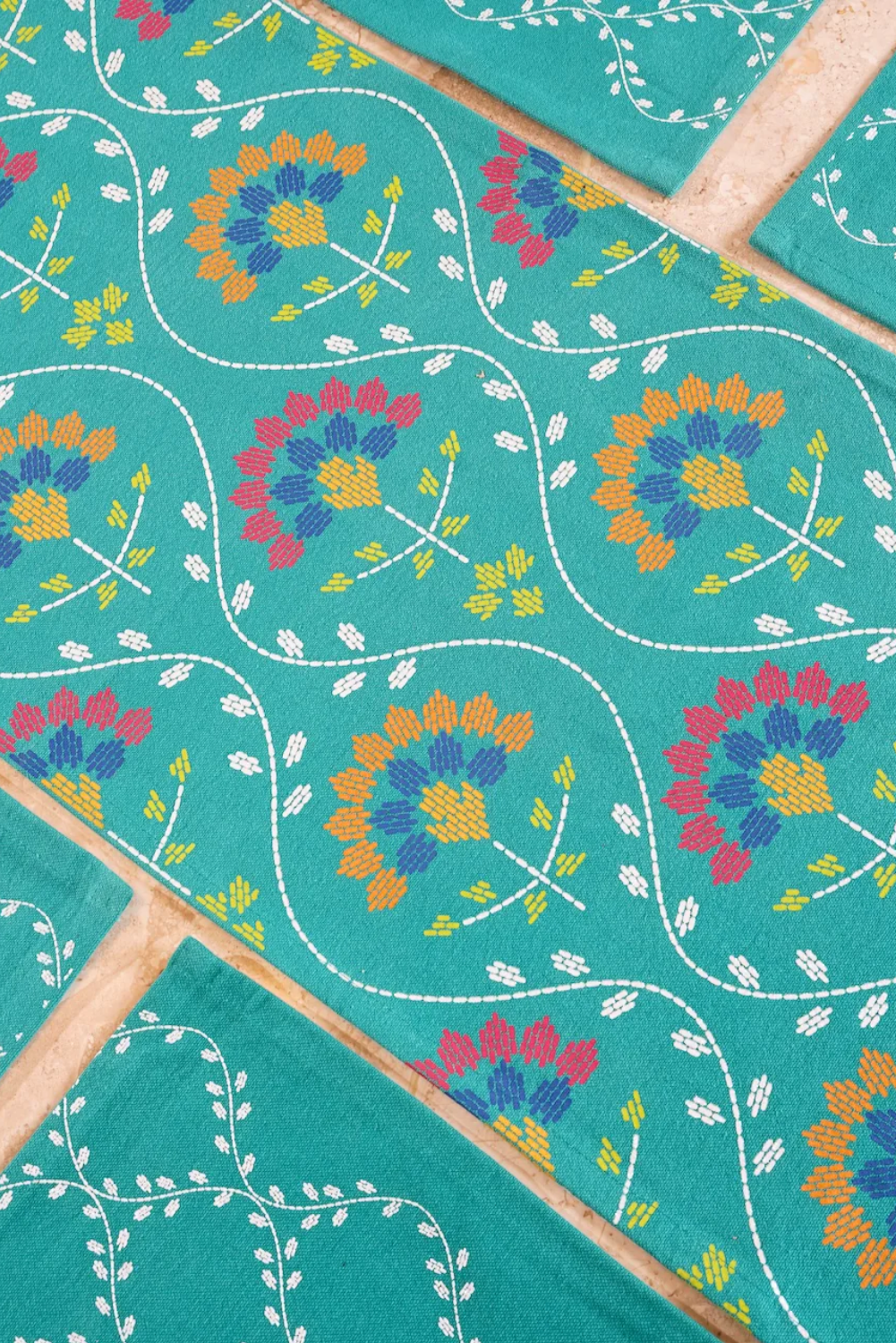 Table Mat - Teal Green