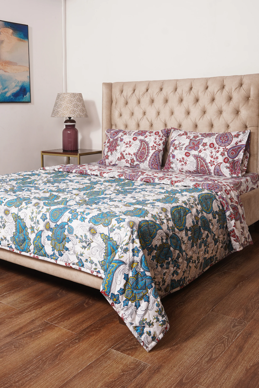 Bedspread - Burgundy Paisley