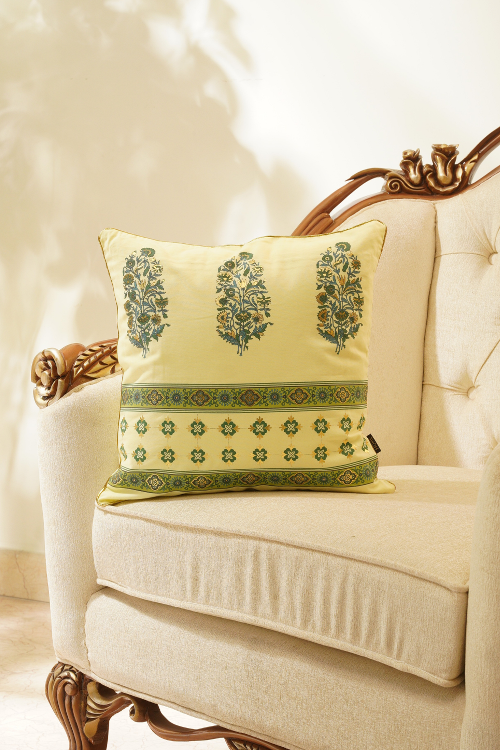 Cushion Cover - Light Yellow