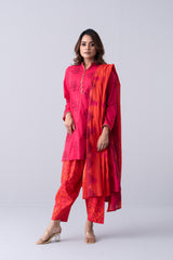 Ready-to-Wear Three Piece Lawn with Cotton Dupatta