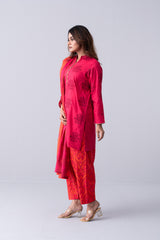 Ready-to-Wear Three Piece Lawn with Cotton Dupatta