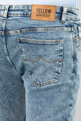 Premium Light Blue Carrot Fit Jeans