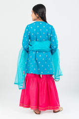 Princess Ethnic Partywear Set (6-8 Years)