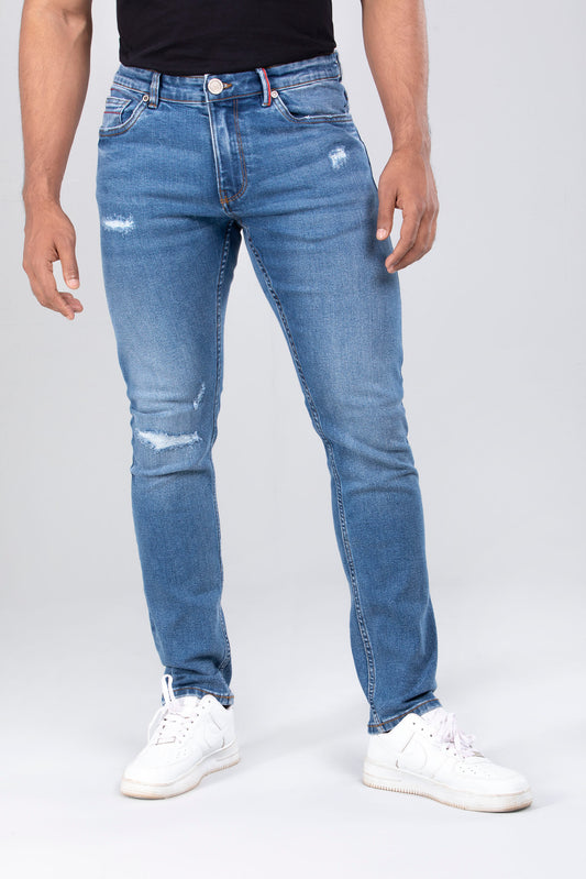 Sky Blue Slim Fit Jeans