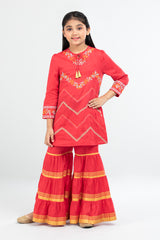 Princess Ethnic Partywear Set (6-8 Years)