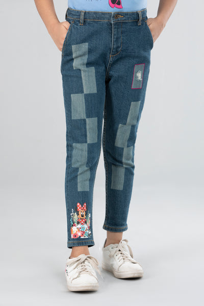 Girls Denim Pant (2-4 Years) - Disney