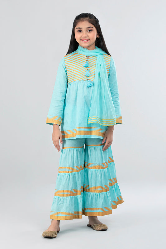 Princess Ethnic Partywear Set (6-8 Years)