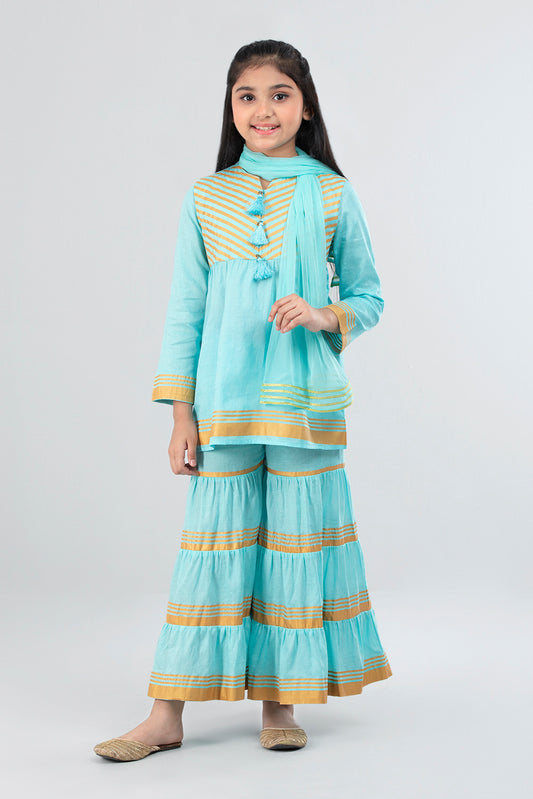 Princess Ethnic Partywear Set (6-8 Years)