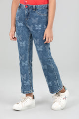 Princess Denim Bottom (6-8 Years)