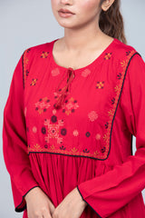Women's Embroidered Ethnic Kurti