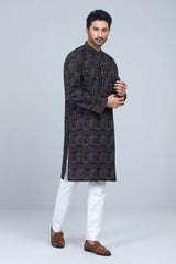 Men's Regular Fit Printed Panjabi