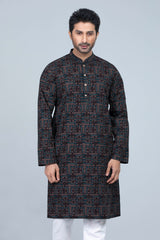 Men's Regular Fit Printed Panjabi