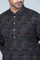 Men's Regular Fit Printed Panjabi