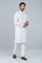 Men's Regular Fit Printed Panjabi