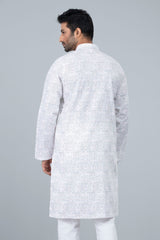 Men's Regular Fit Printed Panjabi