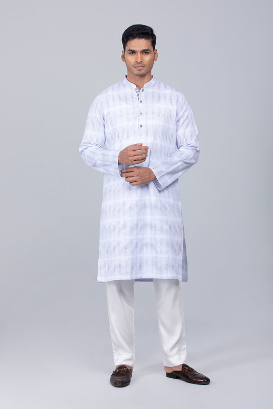 Men's Semi-Formal Dobby Panjabi