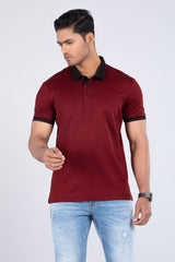 Double Mercerised Luxury Printed Polo Shirt