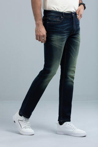 Rustic Blue Slim Fit Jeans