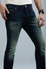 Rustic Blue Slim Fit Jeans