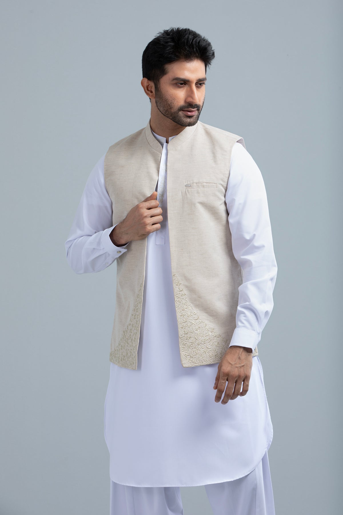 Men's Embroidered Waistcoat