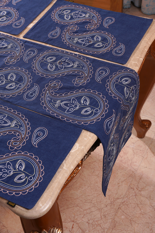 Table Runner - Denim Blue (14x45 Inch)