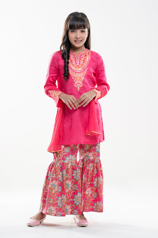 Princess Ethnic Partywear Set (10-14 Years)