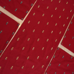 Table Runner - Red Embroidered