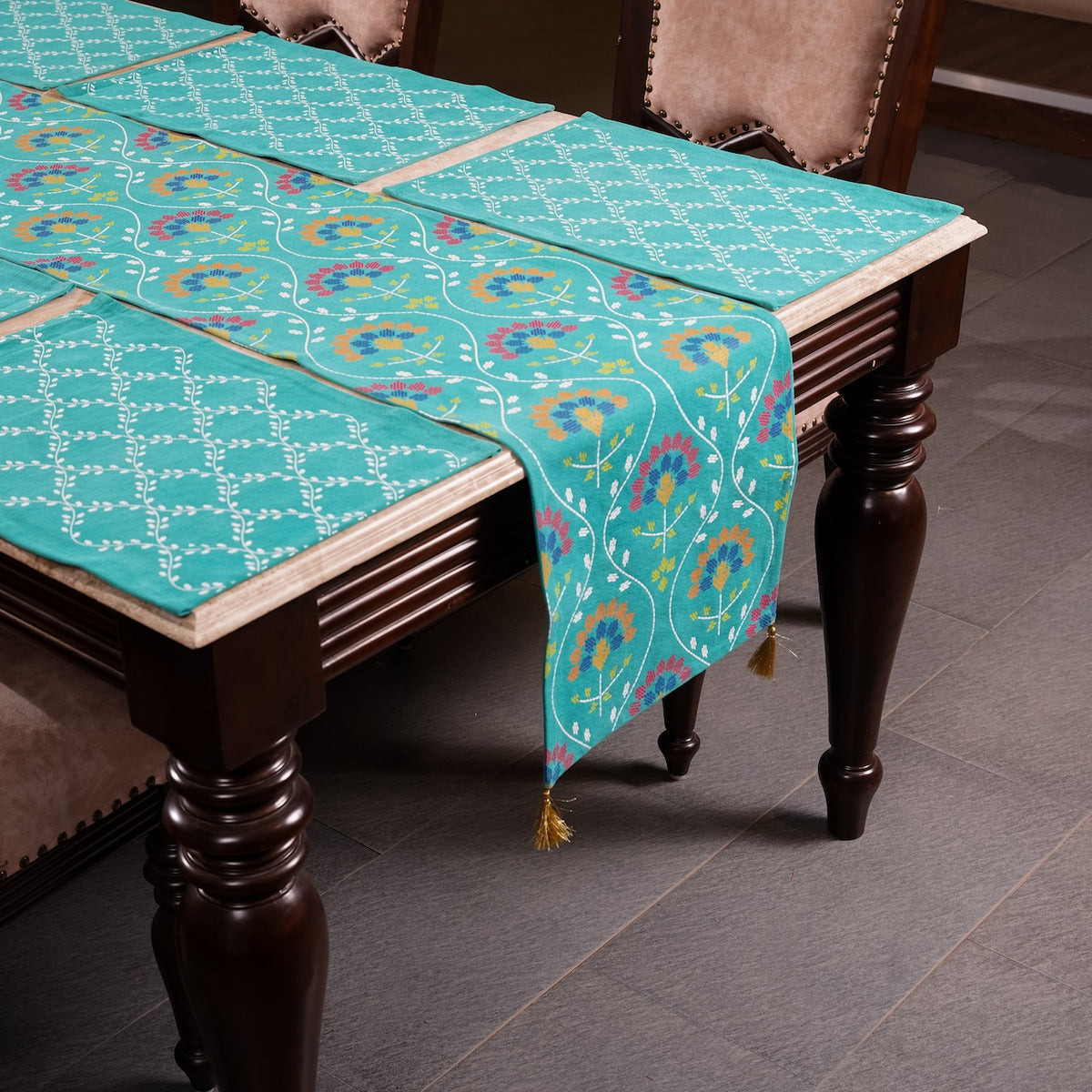 Table Runner - Teal Green