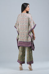 Ready-to-wear Printed Two-Piece Semi-Formal Matching Kaftan Set