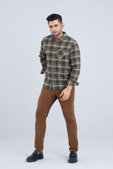 Regular Fit Checkered Casual Shirt