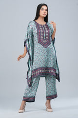 Ready-to-wear Printed Two-Piece Semi-Formal Matching Kaftan Set