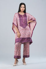 Ready-to-wear Printed Two-Piece Semi-Formal Matching Kaftan Set