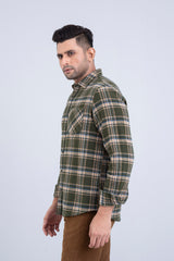 Regular Fit Checkered Casual Shirt