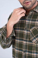 Regular Fit Checkered Casual Shirt