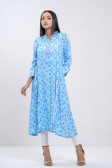 'Frozen' Themed Digital Printed Viscose Ethnic Kurta - One Piece - Disney