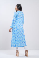 'Frozen' Themed Digital Printed Viscose Ethnic Kurta - One Piece - Disney