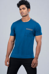 Regular Fit 'Ethnic Touch' Casual T-Shirt