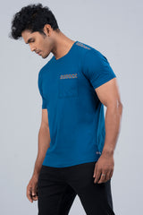 Regular Fit 'Ethnic Touch' Casual T-Shirt