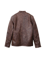 PU Leather Biker Jacket