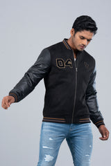 Rugby-Style Bomber Jacket