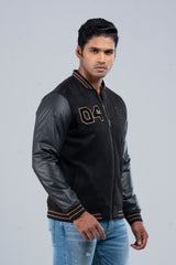 Rugby-Style Bomber Jacket