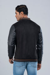 Rugby-Style Bomber Jacket