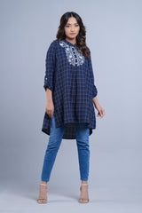 Short-Length Embroidered Ethnic Kurti