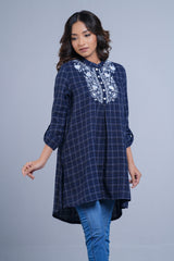 Short-Length Embroidered Ethnic Kurti