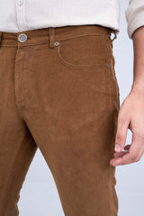 Slim fit Corduroy Casual Pants