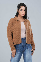 Short-Length Full-Sleeve Cardigan