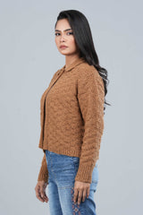 Short-Length Full-Sleeve Cardigan