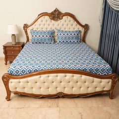 Bedsheets- Electron Blue (King Size)